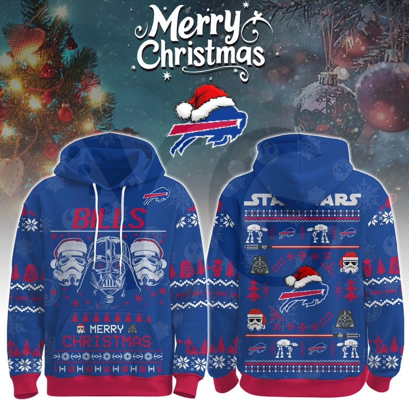 Buffalo Bills Star Wars x Merry Christmas 2025 Limited Hoodie Buffalo Bills Star Wars x Merry Christmas 2025 Limited Hoodie