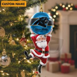 Carolina Panthers NFL Personalized Christmas Limited Acrylic Ornament Carolina Panthers NFL Personalized Christmas Limited Acrylic Ornament
