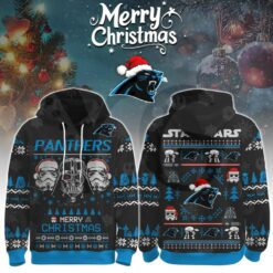 Carolina Panthers Star Wars x Merry Christmas 2025 Limited Hoodie Carolina Panthers Star Wars x Merry Christmas 2025 Limited Hoodie