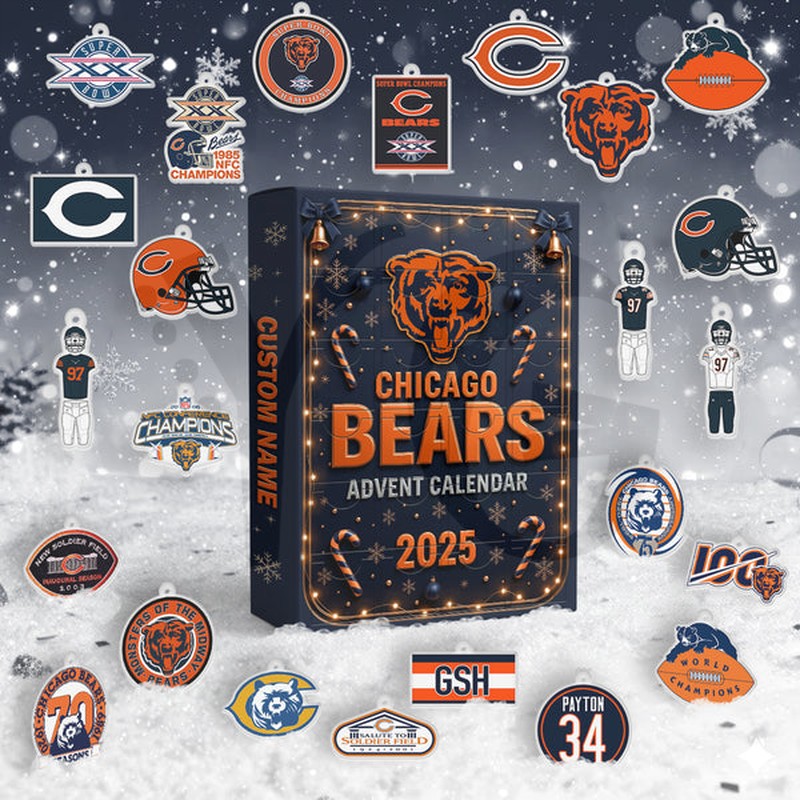 Chicago Bears 2025 Premium Edition Advent Calendar Chicago Bears 2025 Premium Edition Advent Calendar