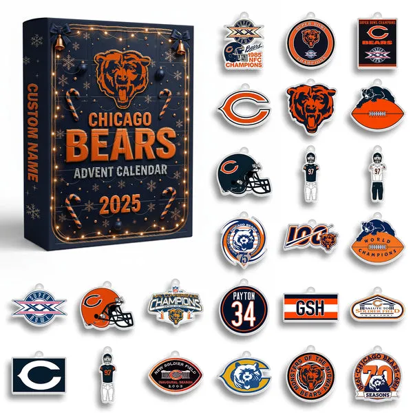 Chicago Bears 2025 Premium Edition Advent Calendar Chicago Bears 2025 Premium Edition Advent Calendar