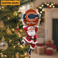 Chicago Bears NFL Personalized Christmas Limited Acrylic Ornament Chicago Bears NFL Personalized Christmas Limited Acrylic Ornament