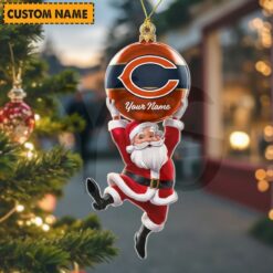 Chicago Bears NFL Personalized Christmas Limited Acrylic Ornament 3