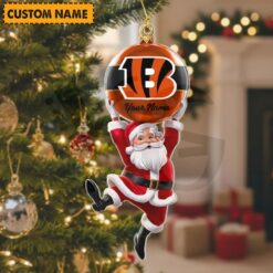 Cincinnati Bengals NFL Personalized Christmas Limited Acrylic Ornament Cincinnati Bengals NFL Personalized Christmas Limited Acrylic Ornament