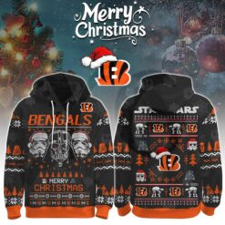 Cincinnati Bengals Star Wars x Merry Christmas 2025 Limited Hoodie