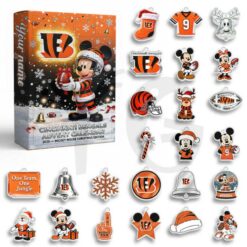 Cincinnati Bengals x Mickey Personalized Advent Calendar