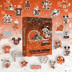 Cleveland Browns x Mickey Personalized Advent Calendar