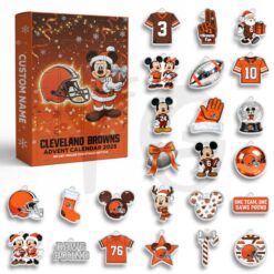 Cleveland Browns x Mickey Personalized Advent Calendar
