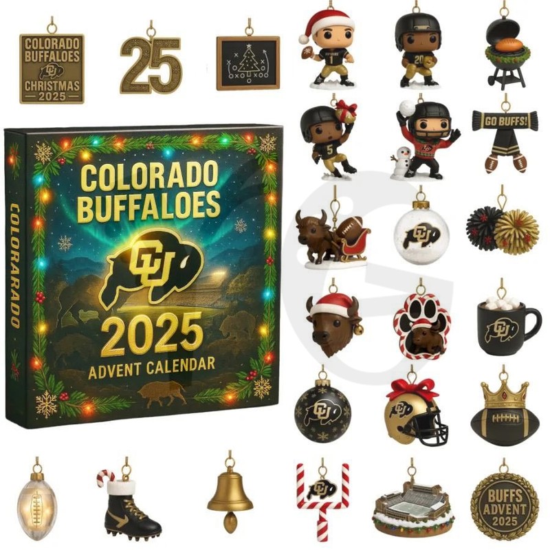 Colorado Buffaloes 2025 Christmas Advent Calendar Colorado Buffaloes 2025 Christmas Advent Calendar