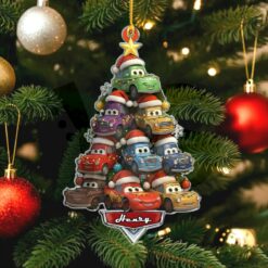 Custom Name Cars Movie 2025 Christmas Ornament