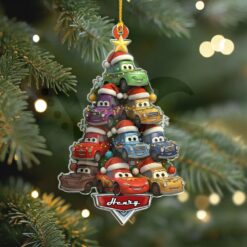 Custom Name Cars Movie 2025 Christmas Ornament 4