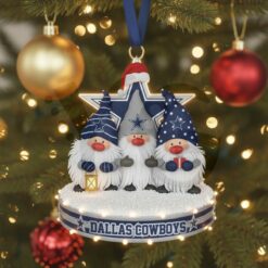 Dallas Cowboys Cute Gnome Special Ornament
