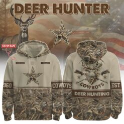 Dallas Cowboys Deer Hunting Personalized Hoodie