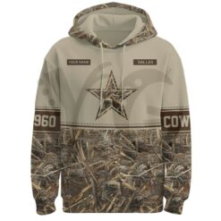 Dallas Cowboys Deer Hunting Personalized Hoodie
