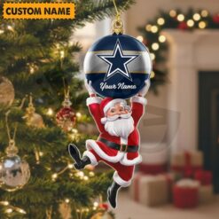 Dallas Cowboys NFL Personalized Christmas Limited Acrylic Ornament Dallas Cowboys NFL Personalized Christmas Limited Acrylic Ornament