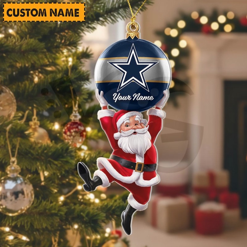 Dallas Cowboys NFL Personalized Christmas Limited Acrylic Ornament Dallas Cowboys NFL Personalized Christmas Limited Acrylic Ornament
