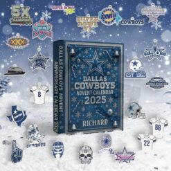 Dallas Cowboys Personalized Christmas Advent Calendar Dallas Cowboys Personalized Christmas Advent Calendar