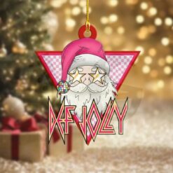 Def Leppard Limited Edition Christmas Acrylic Ornaments