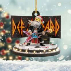 Def Leppard Limited Edition Christmas Acrylic Ornaments 3