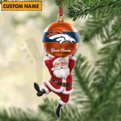 Denver Broncos NFL Personalized Christmas Limited Acrylic Ornament
