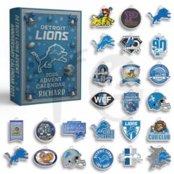 Detroit Lions Anniversary Christmas Advent Calendar
