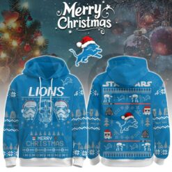 Detroit Lions Star Wars x Merry Christmas 2025 Limited Hoodie Detroit Lions Star Wars x Merry Christmas 2025 Limited Hoodie