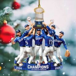 Dodgers 2025 Champions Special Edition Ornaments