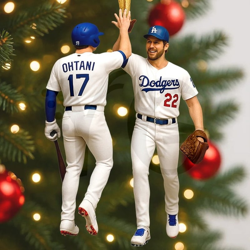 Dodgers Victory High-Five Ornament Dodgers Victory High-Five Ornament