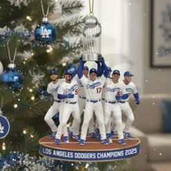 Dodgers World Series Champions 2025 Baseball Ornaments Dodgers World Series Champions 2025 Baseball Ornaments