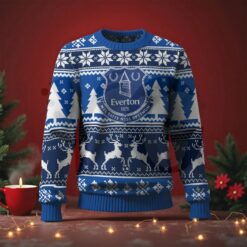 Everton FC EPL 2025 Christmas Special Edition Ugly Sweater