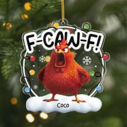 F-Caw-F Personalized Christmas Ornaments F-Caw-F Personalized Christmas Ornaments