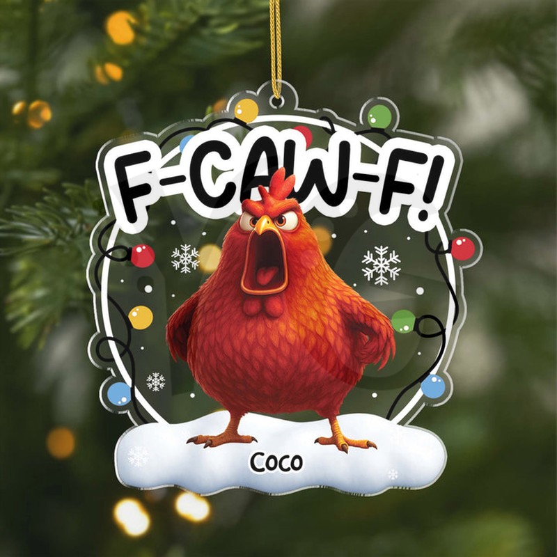 F-Caw-F Personalized Christmas Ornaments F-Caw-F Personalized Christmas Ornaments