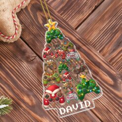 Gamer Holiday Christmas Tree Acrylic Ornament
