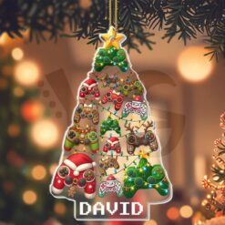 Gamer Holiday Christmas Tree Acrylic Ornament