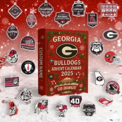 Georgia Bulldogs 40th Anniversary Christmas Advent Calendar