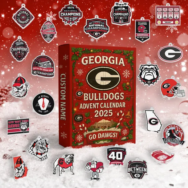 Georgia Bulldogs 40th Anniversary Christmas Advent Calendar Georgia Bulldogs 40th Anniversary Christmas Advent Calendar