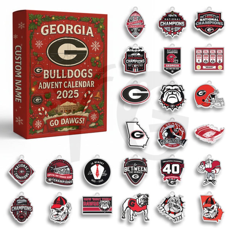 Georgia Bulldogs 40th Anniversary Christmas Advent Calendar Georgia Bulldogs 40th Anniversary Christmas Advent Calendar