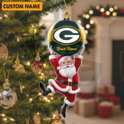 Green Bay Packers NFL Personalized Christmas Limited Acrylic Ornament Green Bay Packers NFL Personalized Christmas Limited Acrylic Ornament