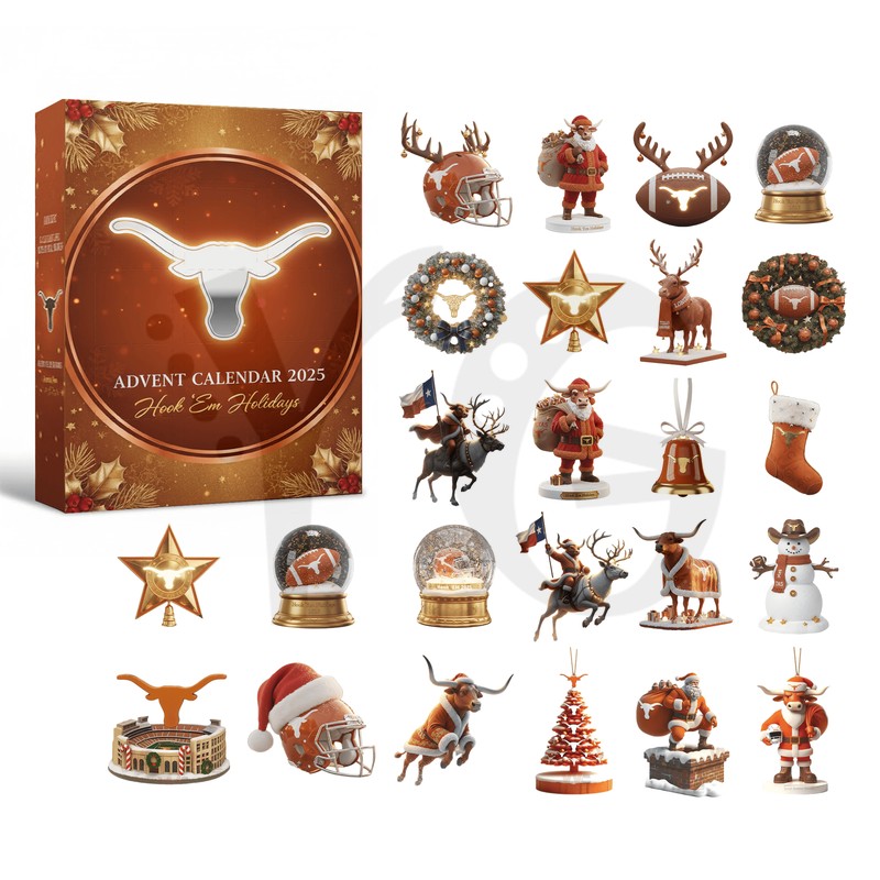 Hook ‘Em Holidays Texas Longhorns Christmas Advent Calendar Hook ‘Em Holidays Texas Longhorns Christmas Advent Calendar