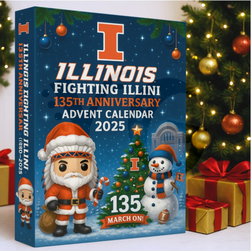 Illinois Fighting Illini 135th Anniversary 2025 Advent Calendar Illinois Fighting Illini 135th Anniversary 2025 Advent Calendar