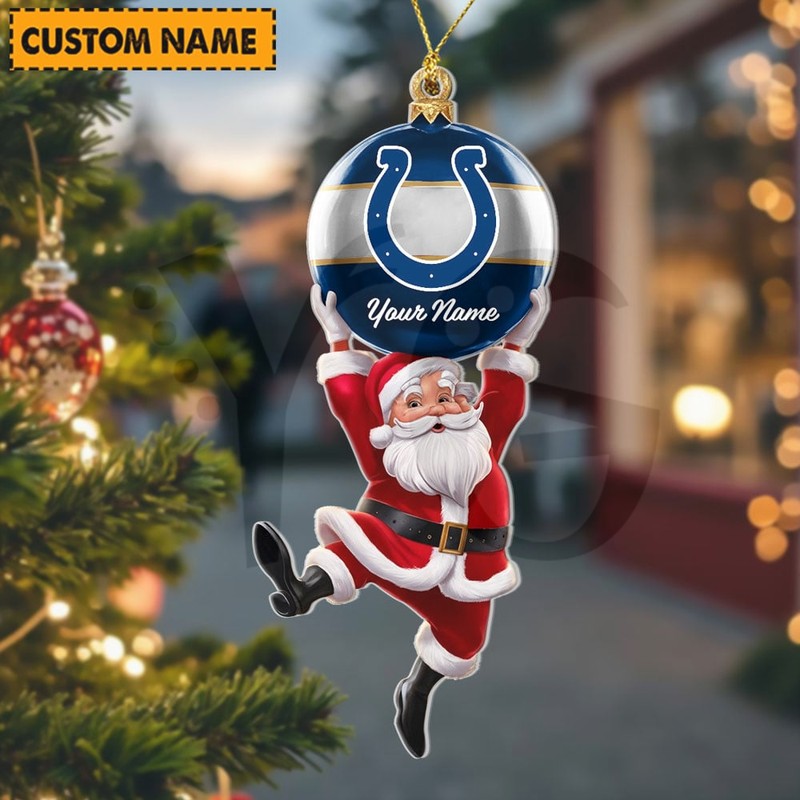 Indianapolis Colts Christmas Decoration Limited Acrylic Ornament Indianapolis Colts Christmas Decoration Limited Acrylic Ornament