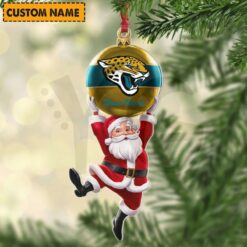 Jacksonville Jaguars NFL Personalized Christmas Limited Acrylic Ornament