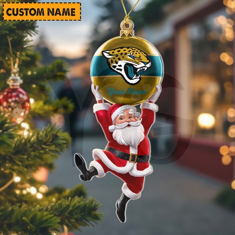 Jacksonville Jaguars NFL Personalized Christmas Limited Acrylic Ornament Jacksonville Jaguars NFL Personalized Christmas Limited Acrylic Ornament