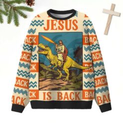Jesus Is Back Dino 2026 Limited Edition Sweater