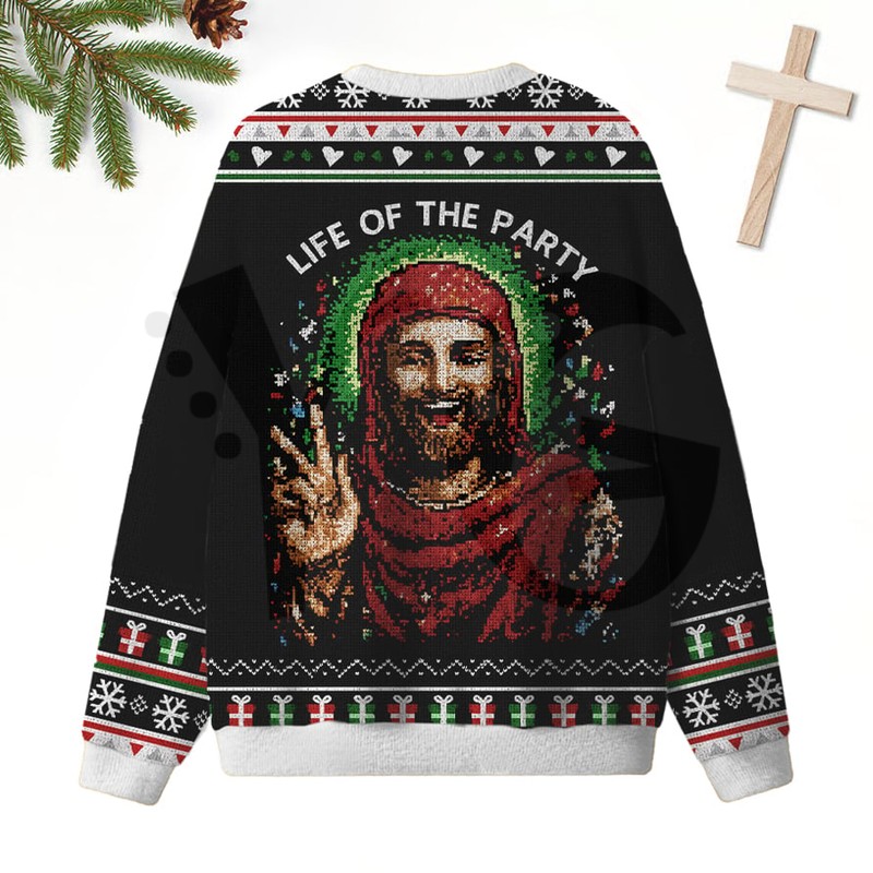 Jesus Life Of The Party 2026 Limited Edition Sweater Jesus Life Of The Party 2026 Limited Edition Sweater