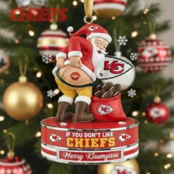 Kansas City Chiefs Merry Kissmyass Special Ornament