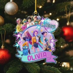 Kpop Demon Hunter Personalized Christmas Ornament