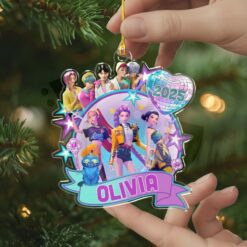 Kpop Demon Hunter Personalized Christmas Ornament