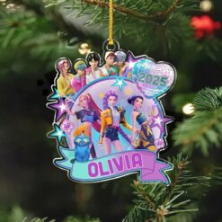 Kpop Demon Hunter Personalized Christmas Ornament 3