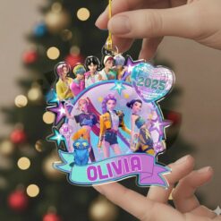 Kpop Demon Hunter Personalized Christmas Ornament 4